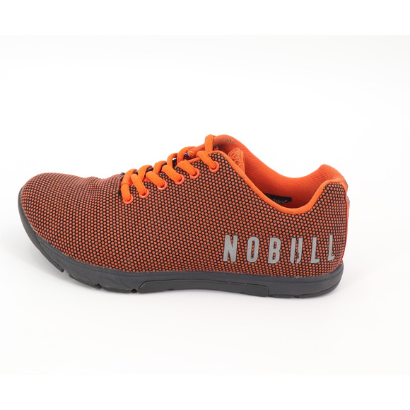 NOBULL Women's Outwork Cross Trainers Super Fabric Orange/Black Sz 7 - Picture 6 of 8